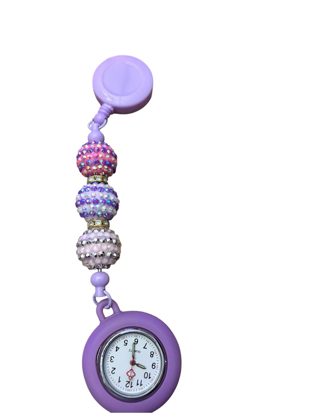 Retractable Clip On Pocket Watches Handmade By AB INKS HANDMADE EXPRESSIONS